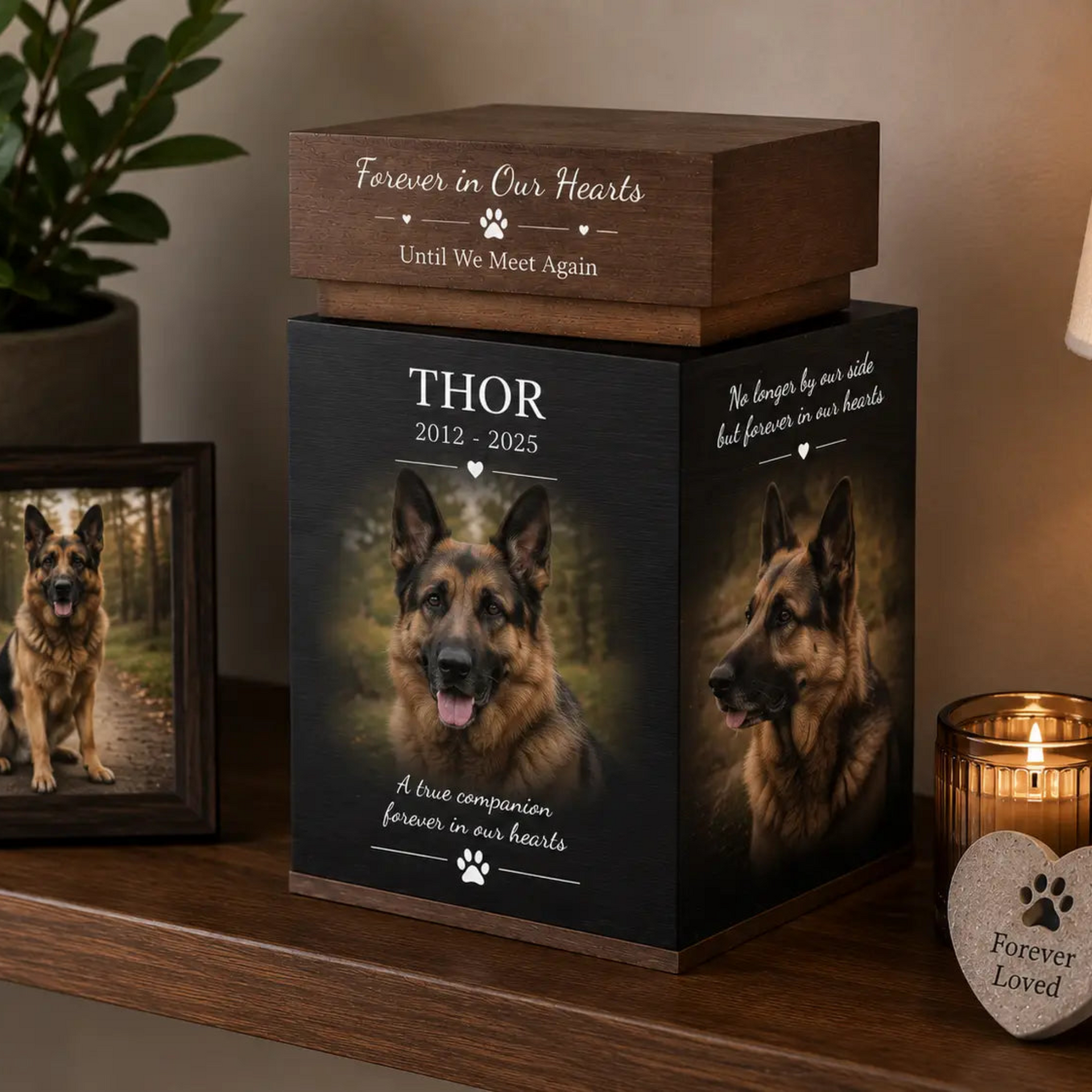 large pet ashes urn