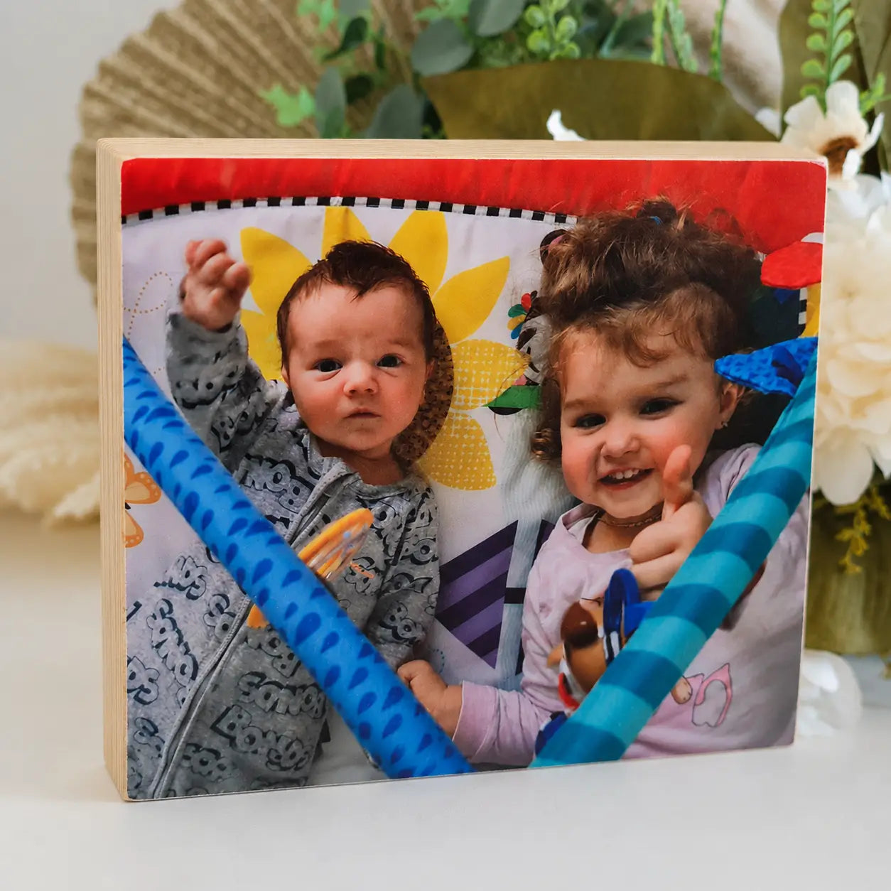 Timber Photo Blocks UV Printed | Personalised Wooden Photo Gift