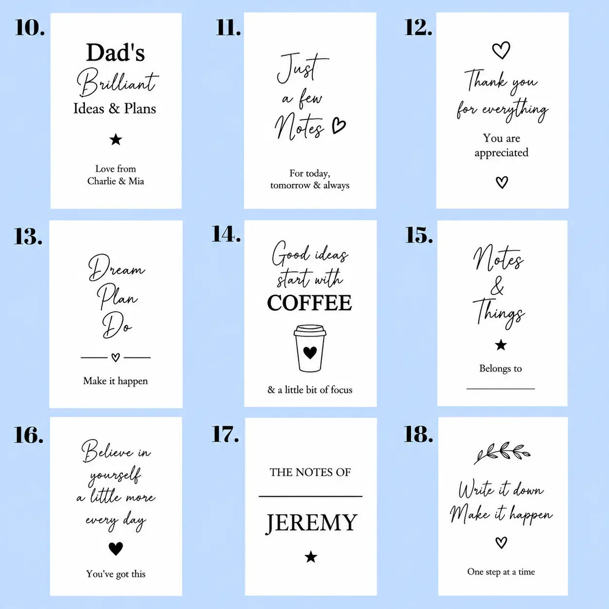 Personalised Journal 160 Pages | Custom Printed Notebook Gift