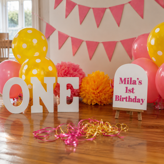 Personalised Acrylic Double Layer Signage