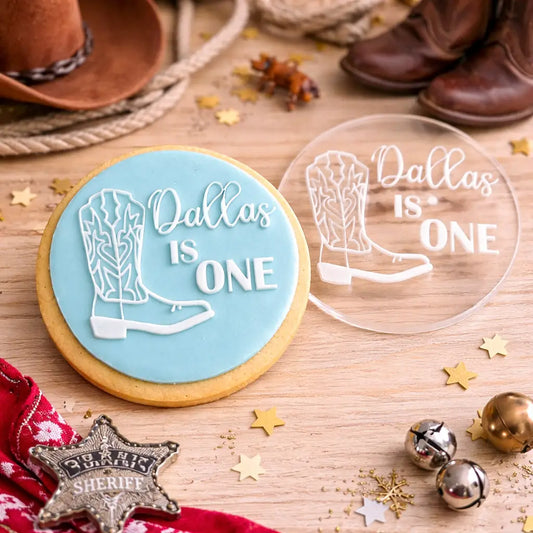 First Birthday Fondant Debosser 80mm | 1st Birthday Cookie Stamp Australia Evermore Gifts & Favours