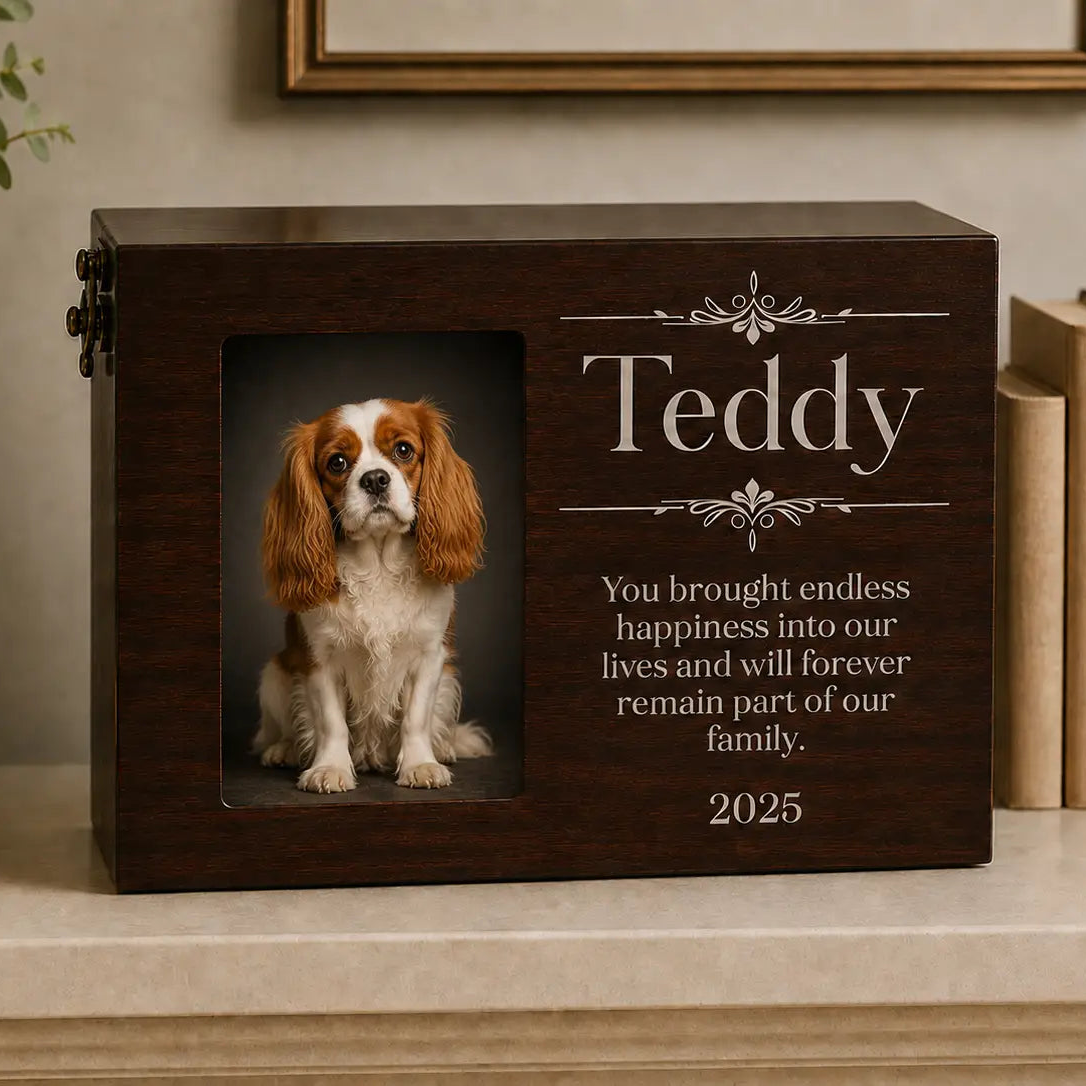 Personalised Pet Urn – Custom Dog Memorial Keepsake
