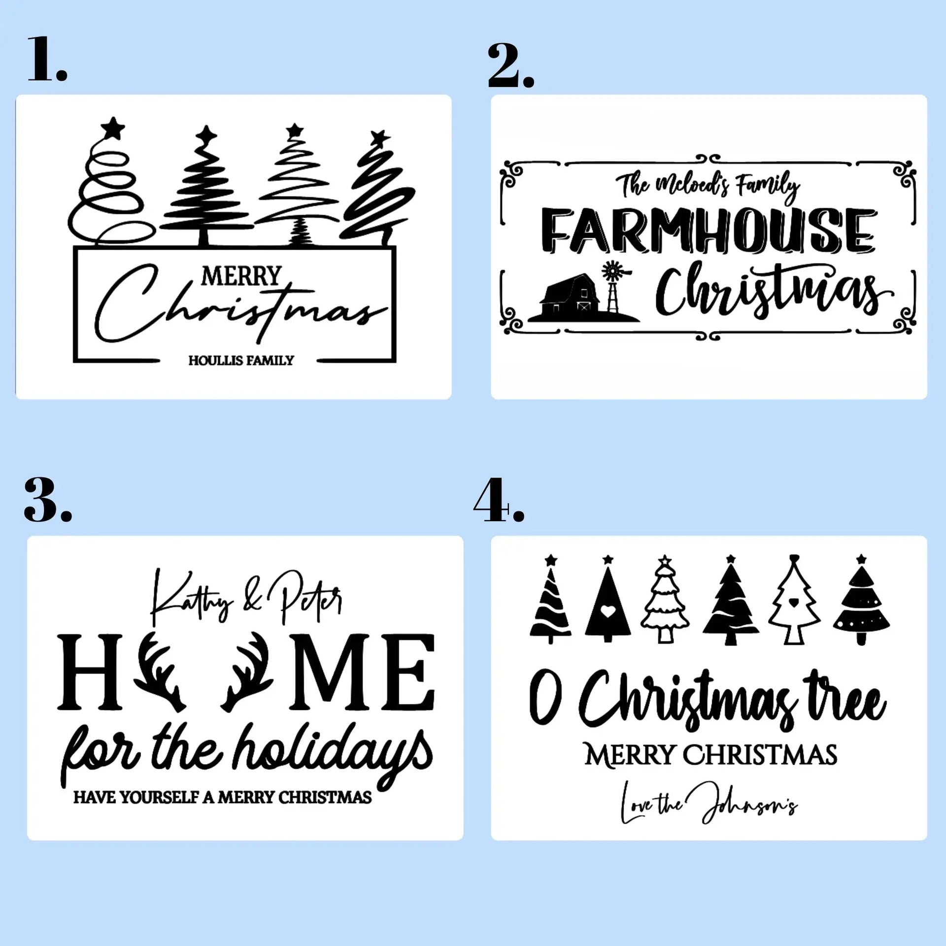 Personalised Christmas Serving Board Engraved | Custom Cheese Board Gift Evermore Gifts & Favours