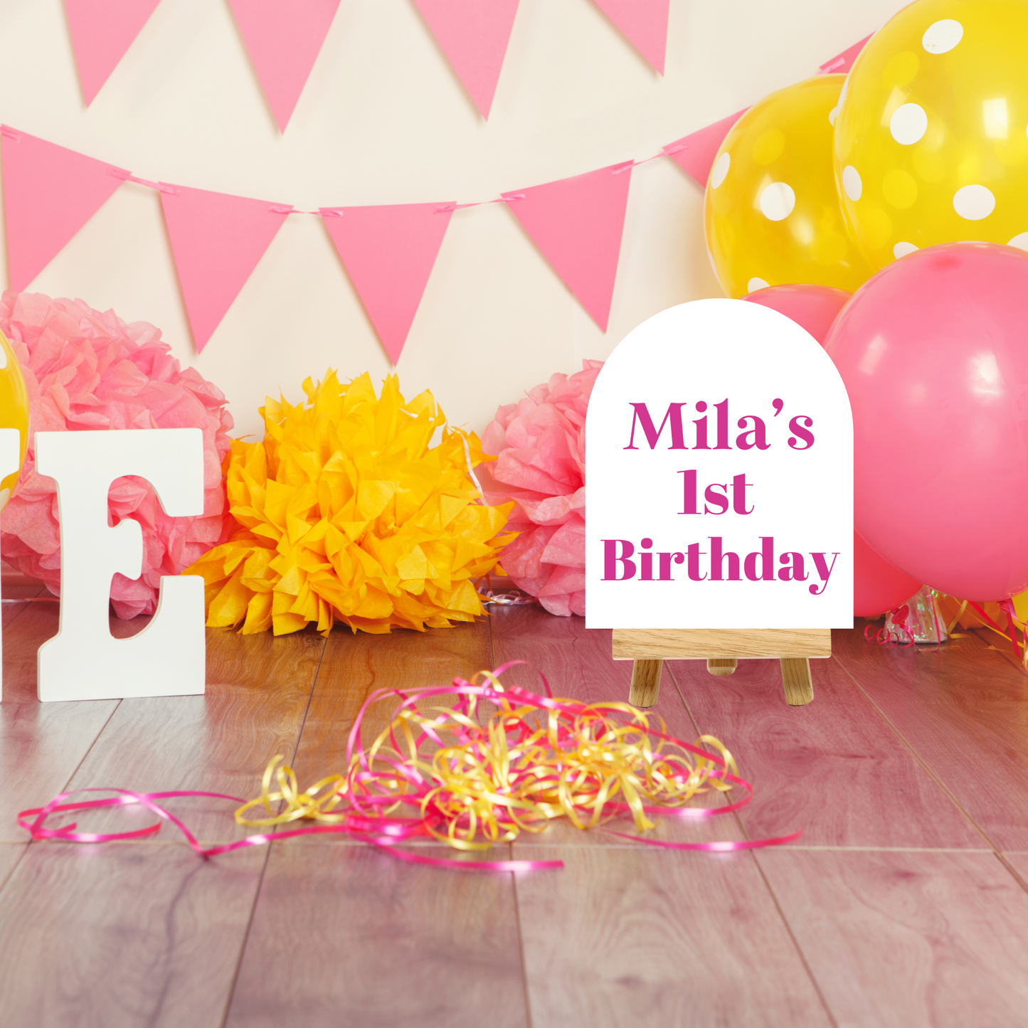 Personalised Acrylic Double Layer Signage