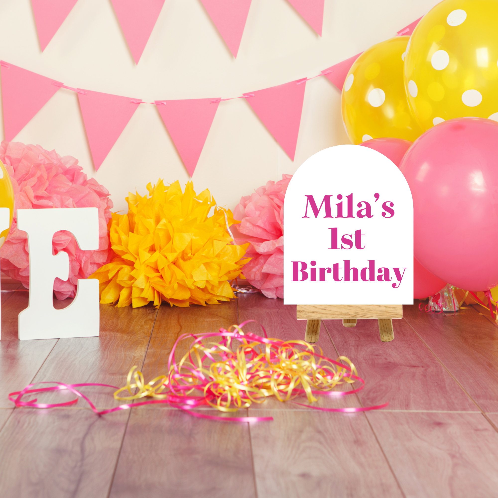 Personalised Acrylic Double Layer Signage