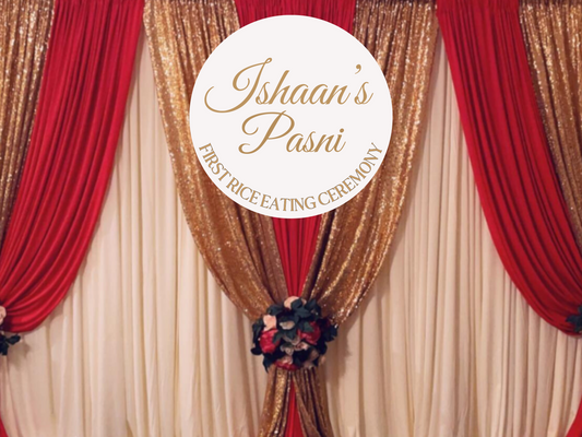 Pasni Welcome Sign – Custom Acrylic or Timber Sign for Rice Feeding Ceremony