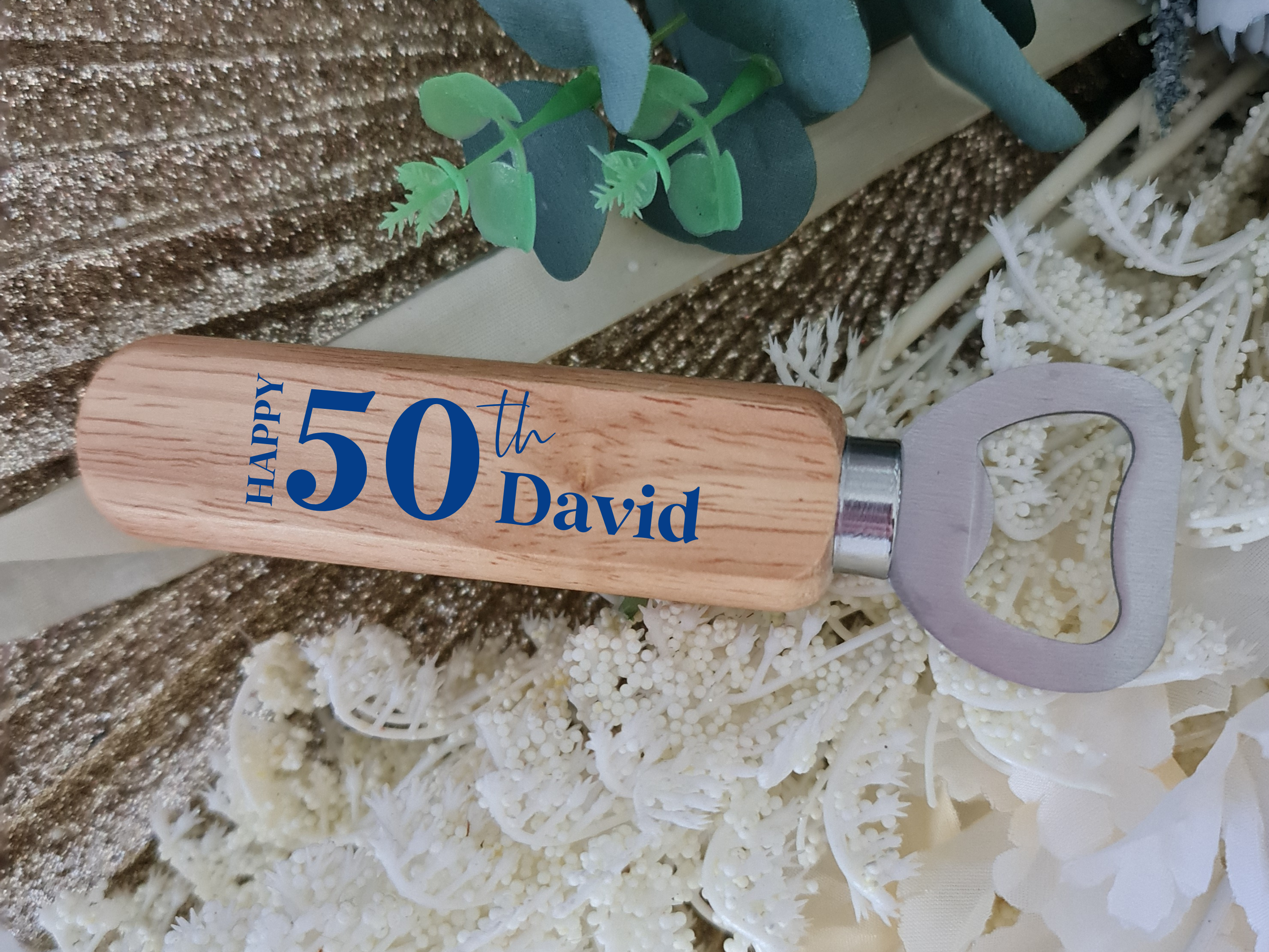 Custom Timber Bottle Opener – Engraved Bar Accessory