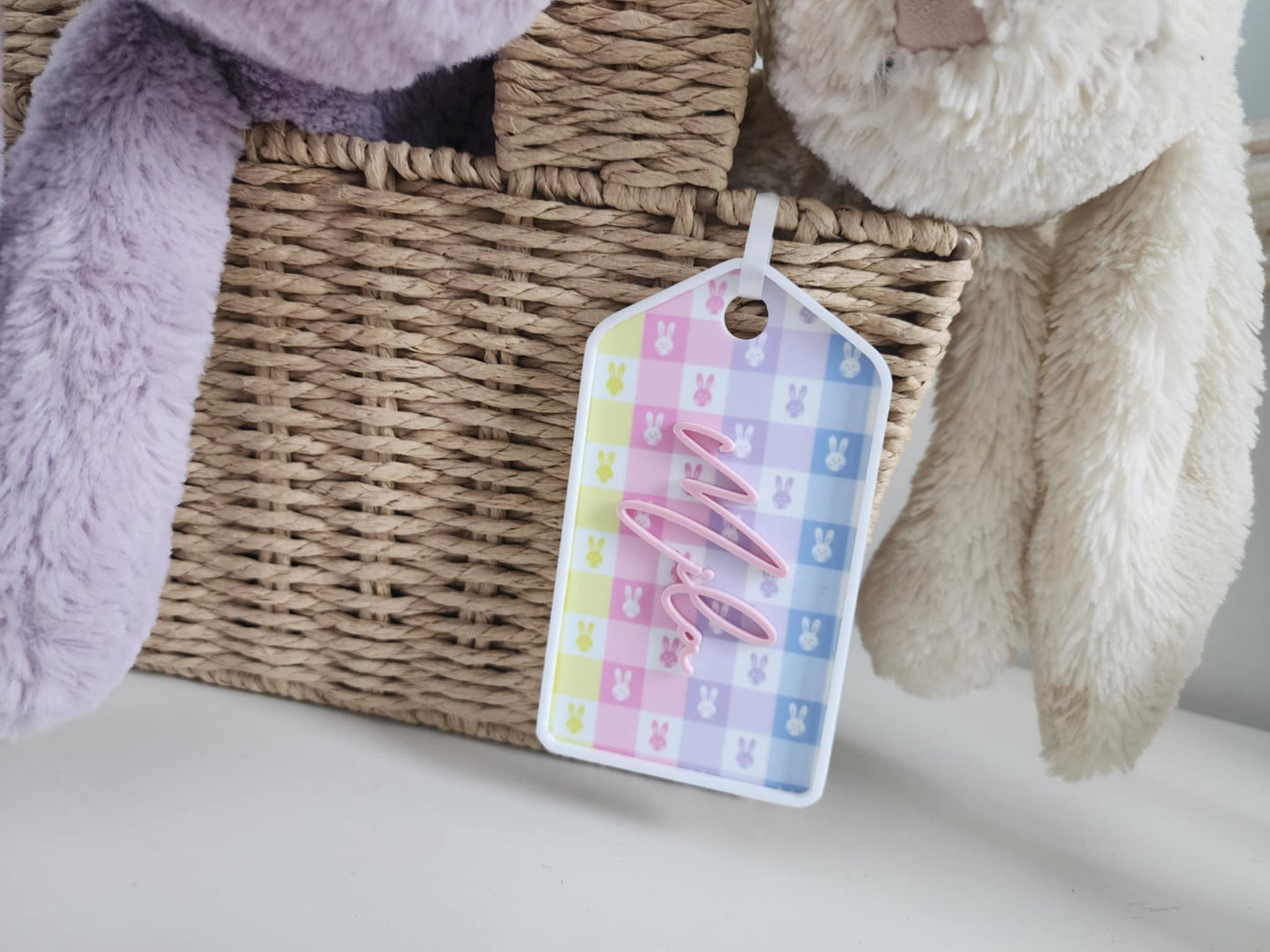 Acrylic Easter Gift Tag – Custom Shapes & Colours