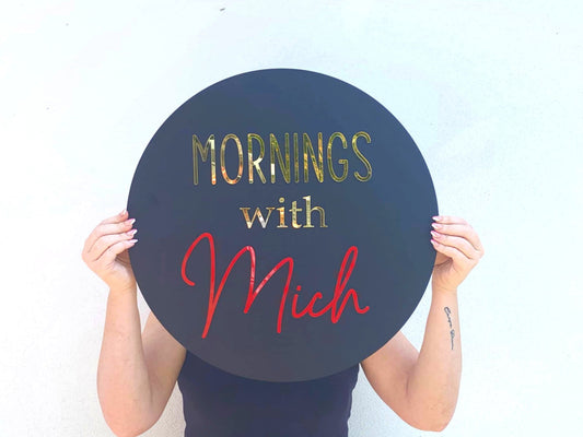 Round Milestone Birthday Sign – 18th, 21st, 30th & Beyond