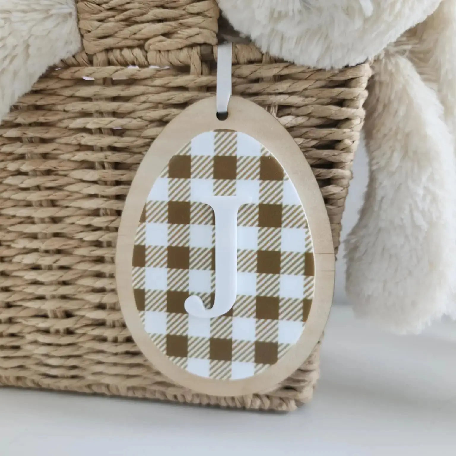 Easter Bag Tag – Custom Etched Name Decoration Evermore Gifts & Favours