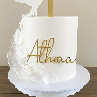 Holy Day Cake Topper – Acrylic Religious Topper for Any Faith Event