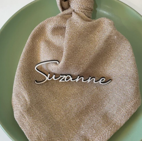 Custom Name Place Cards for Weddings – Unique Designs in Multiple Fonts