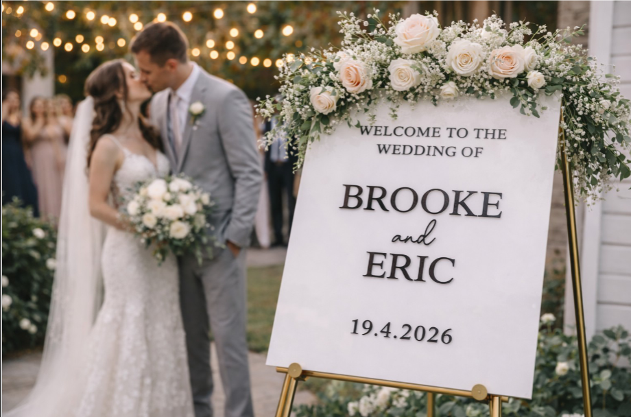 Weeding sign