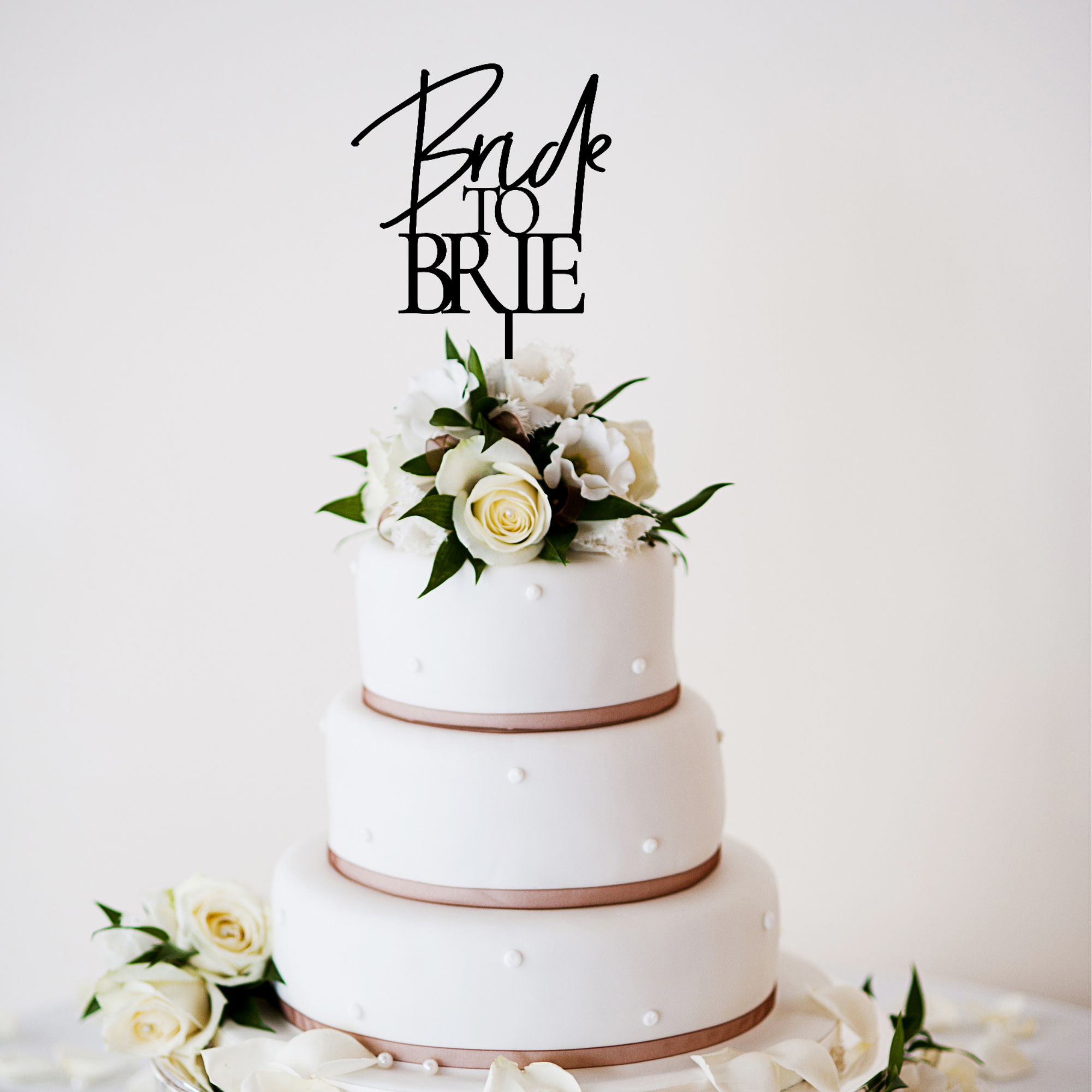 Engagement Party Cake Topper – Personalised in Any Colour