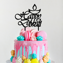 Happy Diwali Sign – Personalised Acrylic or Timber Decor for Festival of Lights Celebration