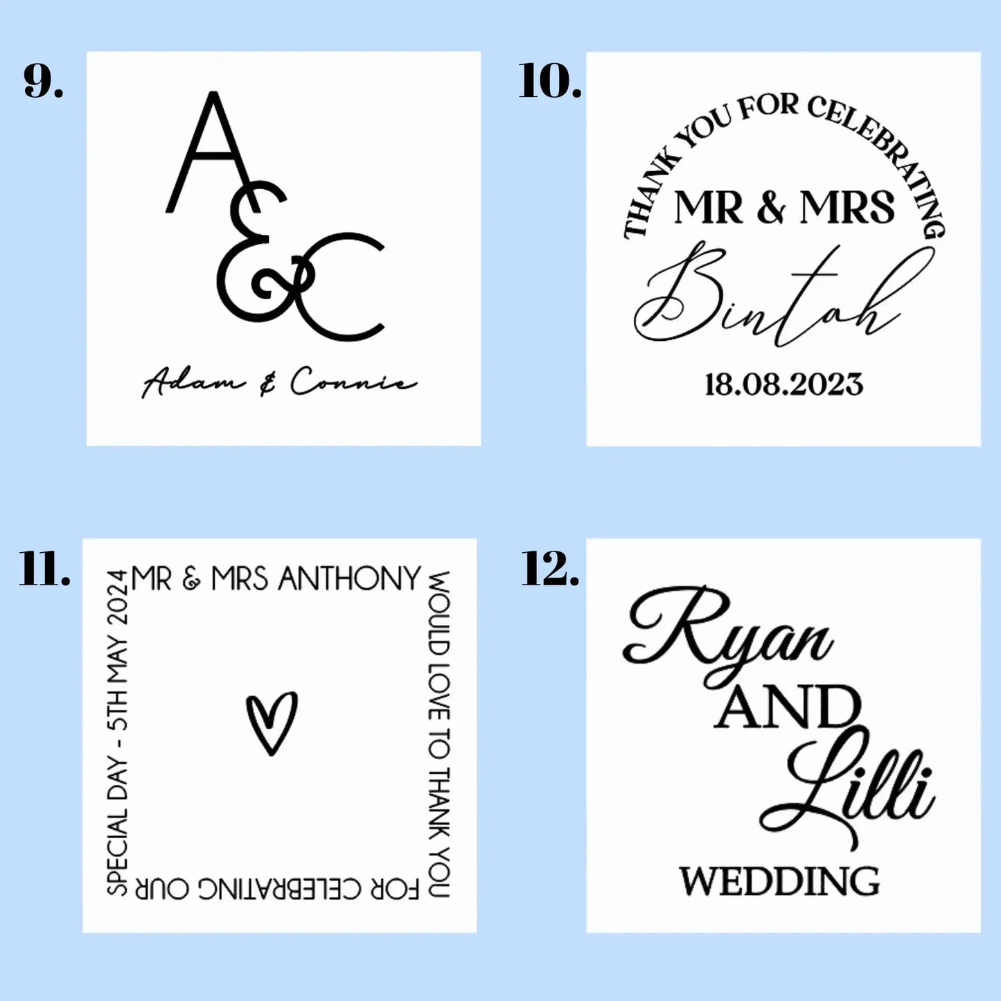 Personalised Acrylic Coaster Custom Design | Printed Drink Coasters Evermore Gifts & Favours