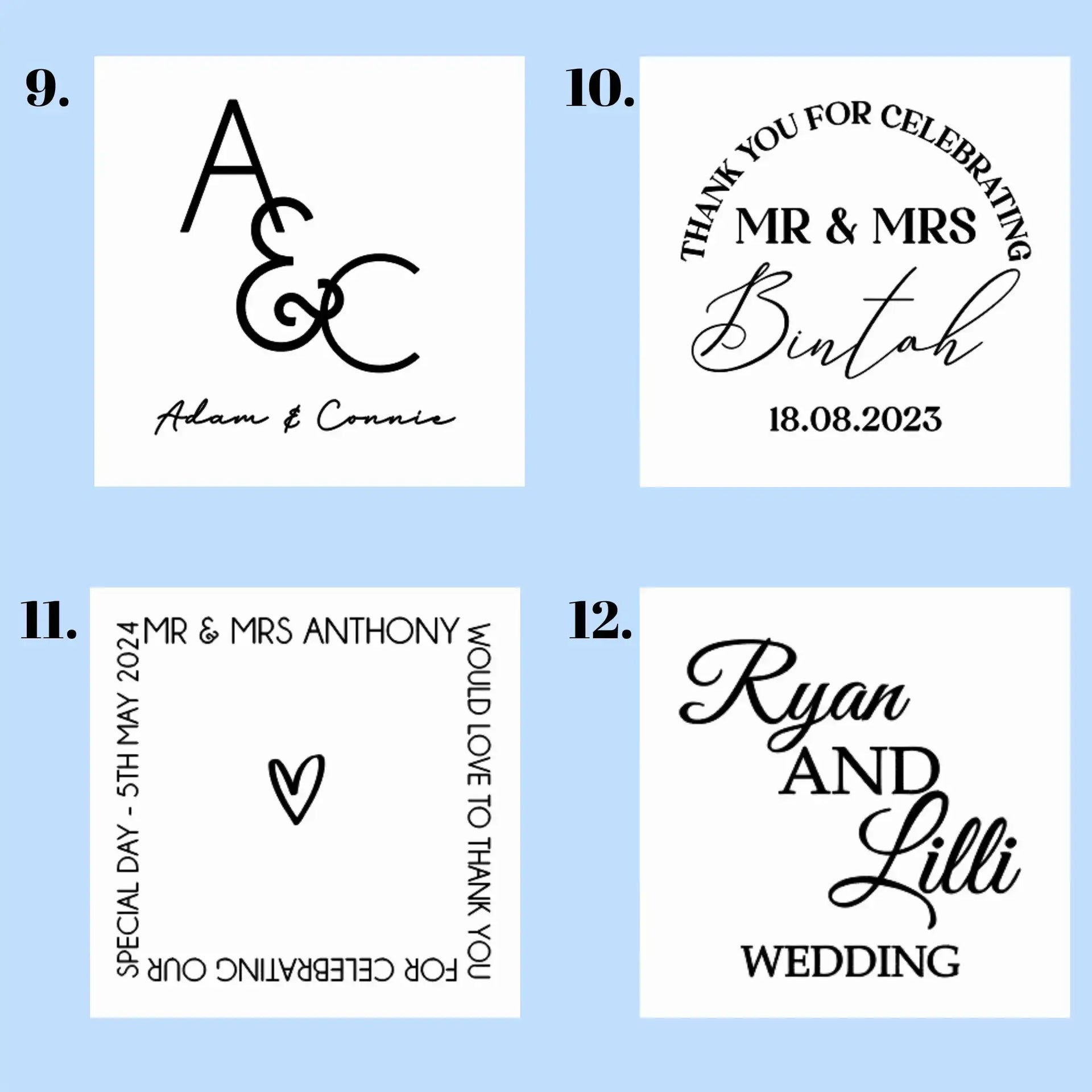 Personalised Acrylic Coaster Custom Design | Printed Drink Coasters Evermore Gifts & Favours