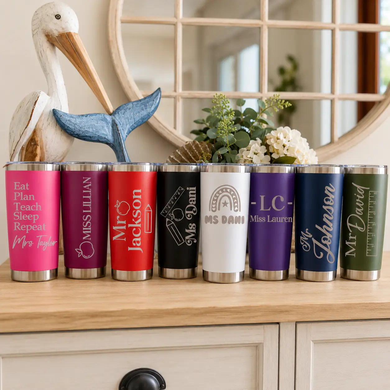 Personalised Laser Etched Drink 600ml Tumbler