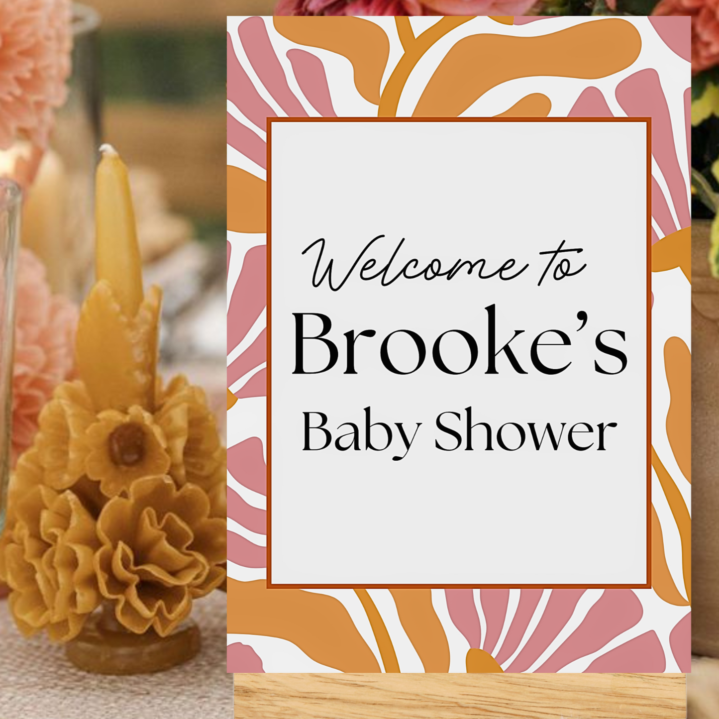 Personalised Baby Name Sign – Perfect for Baby Showers or Keepsakes