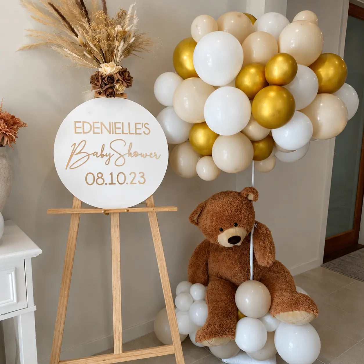 Gender Reveal Welcome Sign | Personalised Baby Shower Signage