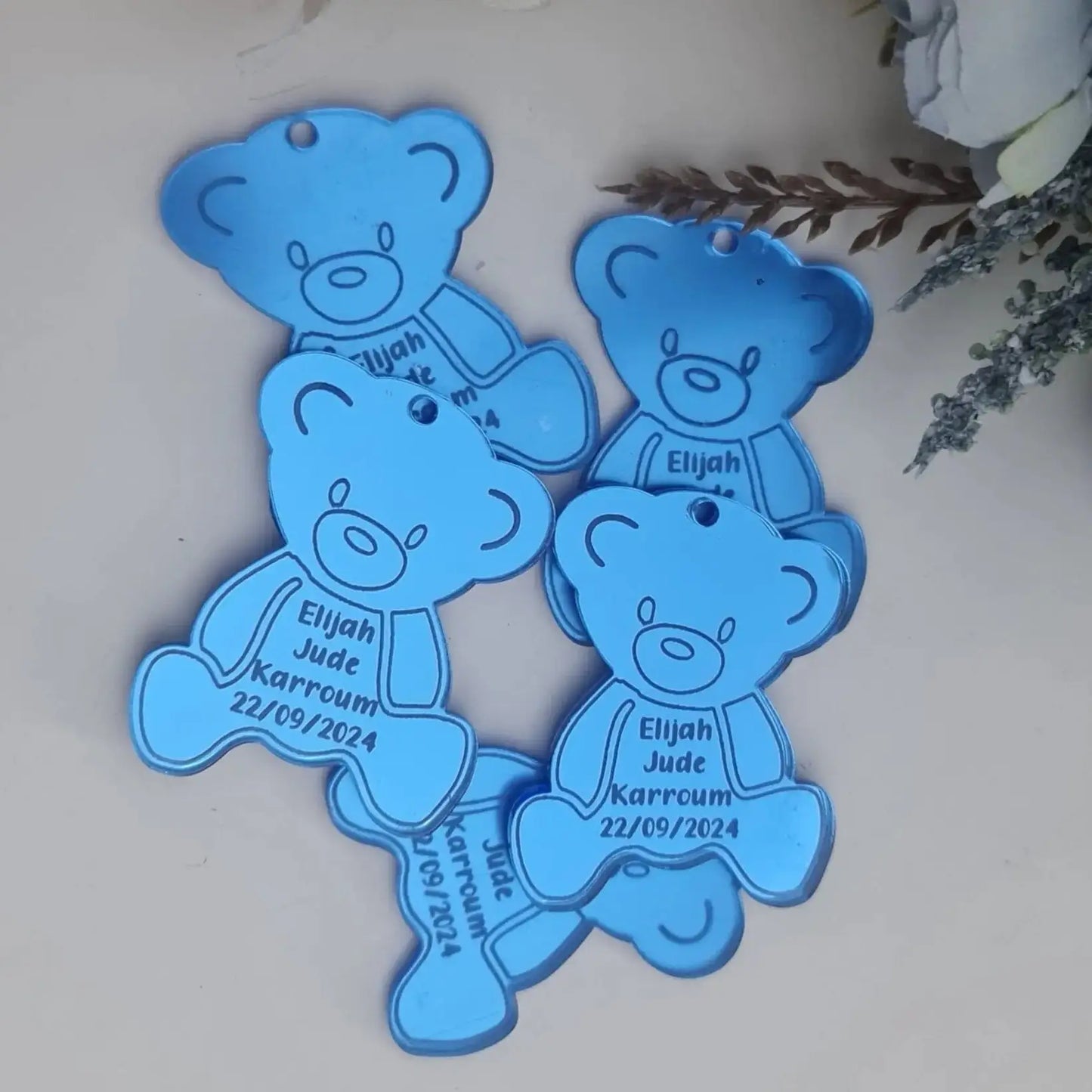 Mini Baby Shower Tags – Custom Baby Favour Tags for Bonbonniere Gifts Evermore Gifts & Favours