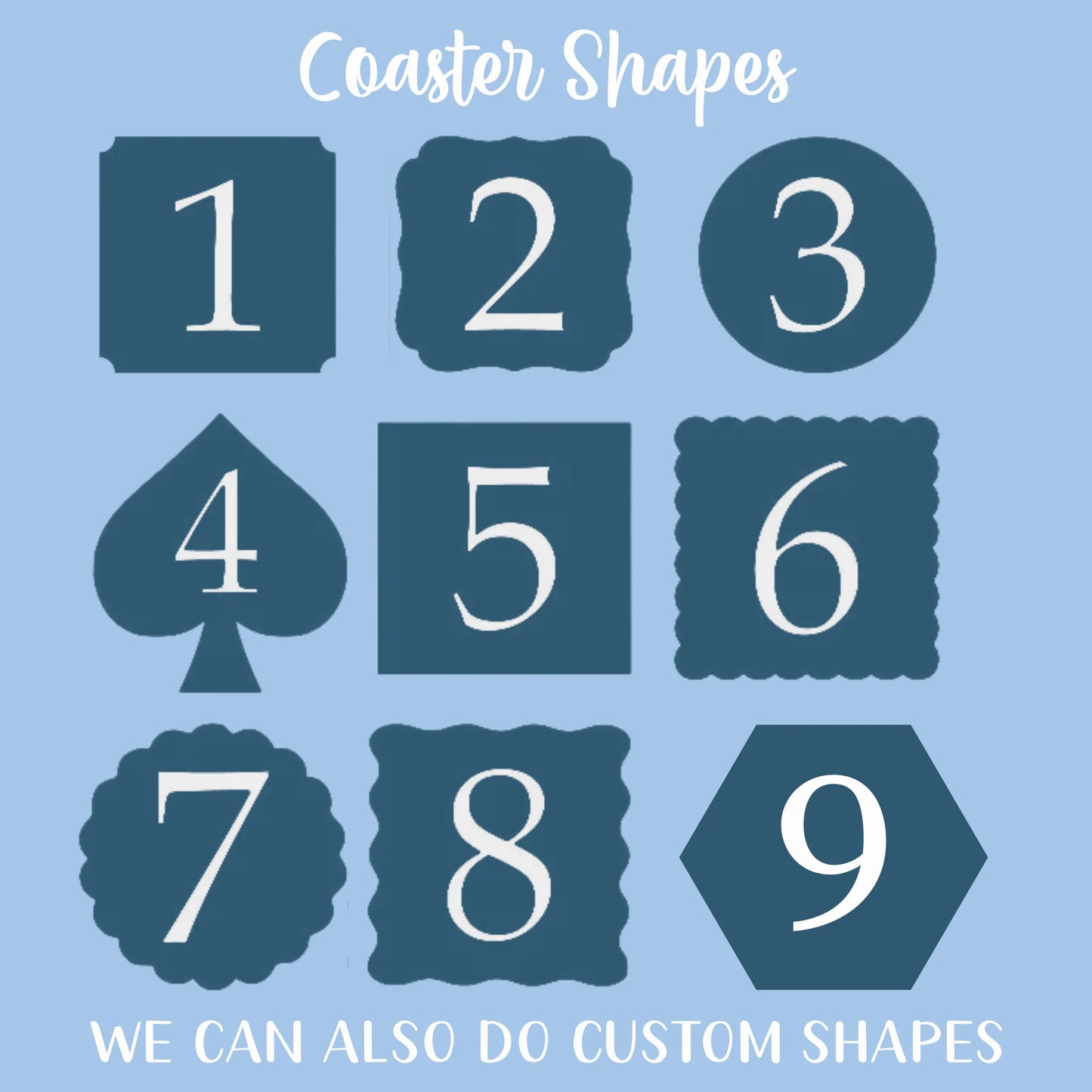 Personalised Acrylic Coaster – Custom UV Printed Custom Design