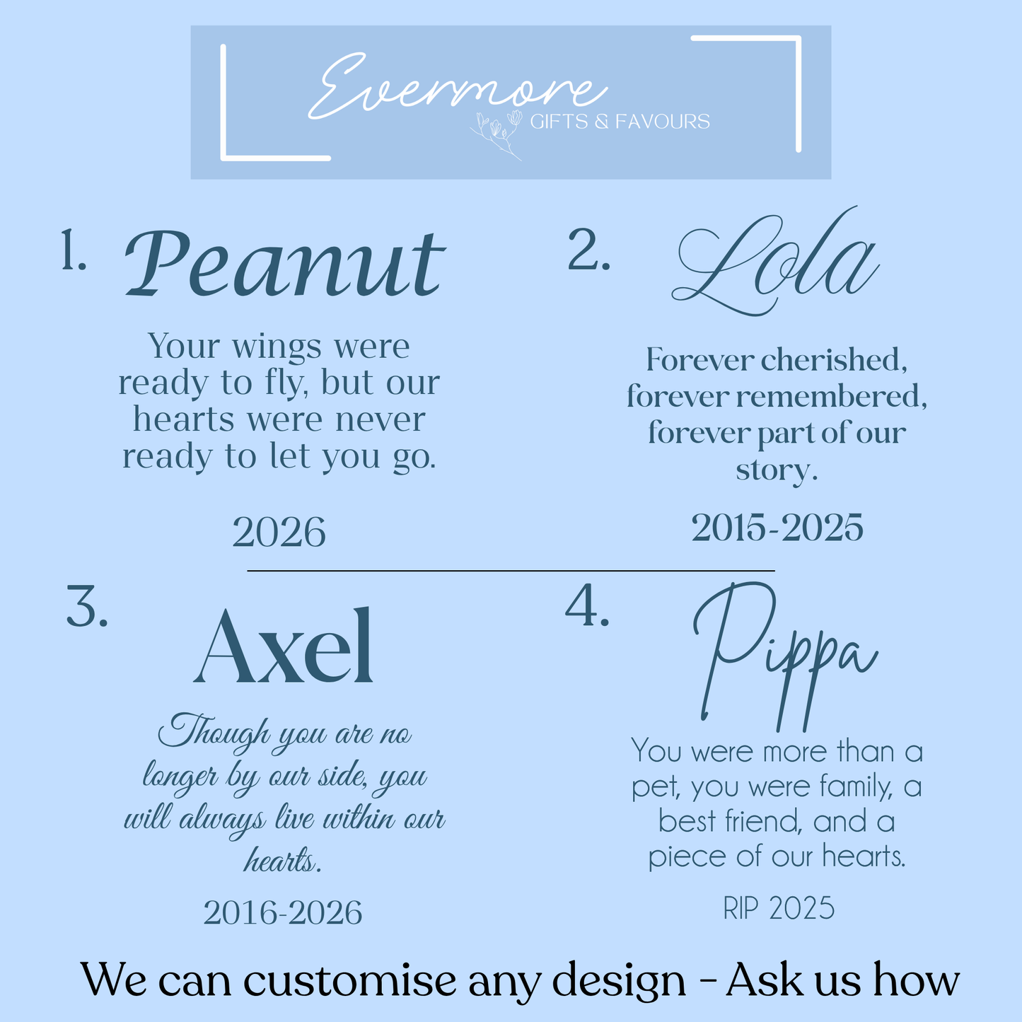Large Size Pet Urn | Personalised Timber Memorial Urn
