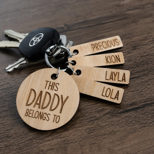 Personalised Laser Etched & UV Printed Key Rings Evermore Gifts & Favours