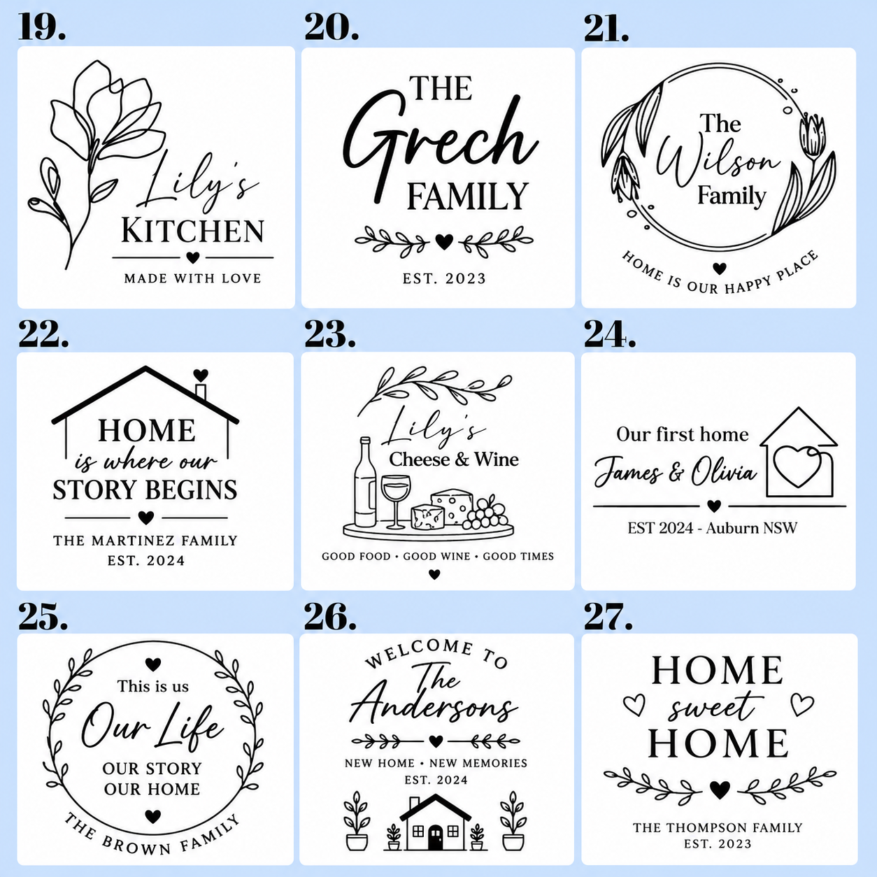 Engraved Serving Board gift Personalised | Home Gift & Housewarming Board