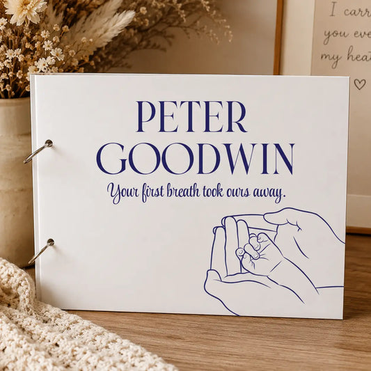 Custom Baby Scrapbook – Personalised First Year Keepsake