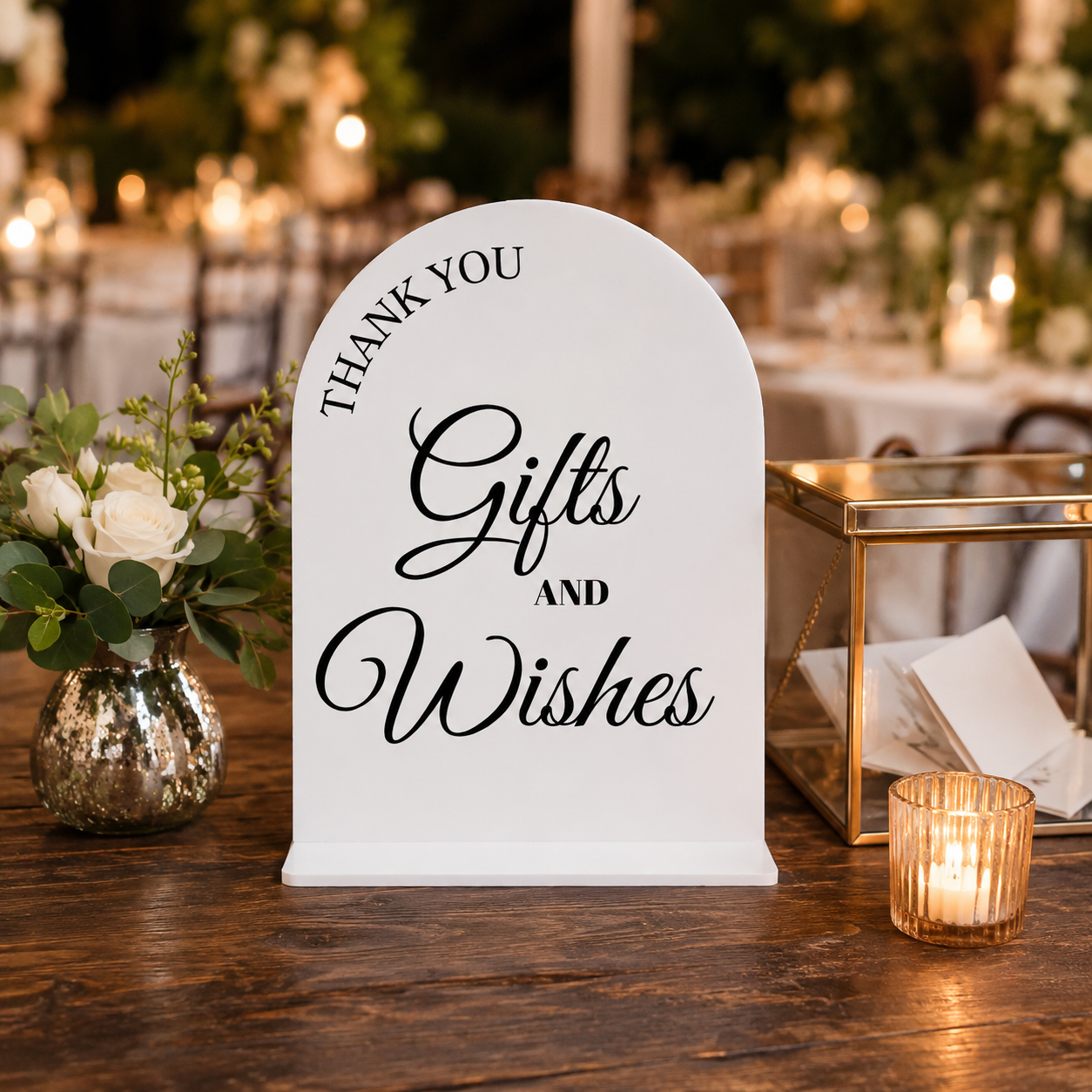 Custom Guestbook for Weddings – Modern Design with Printed or Etched Text