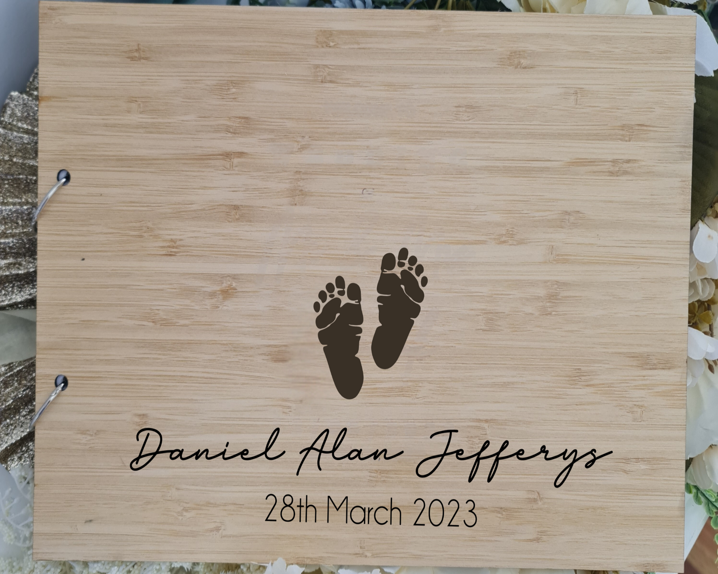 Personalised Baby Book – Custom Name Memory Keepsake