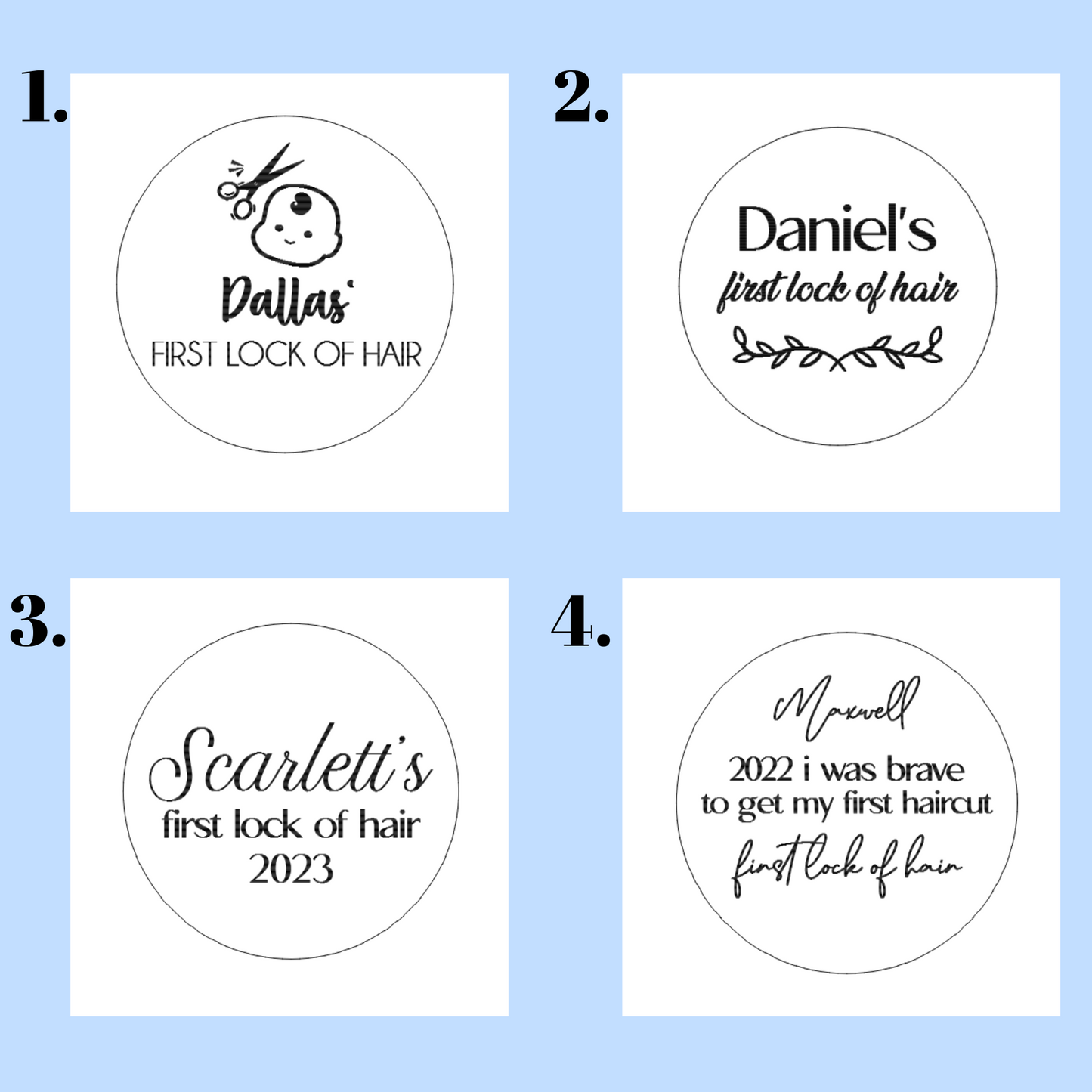 Personalised Baby Comb and Brush Set – Custom Newborn Gift