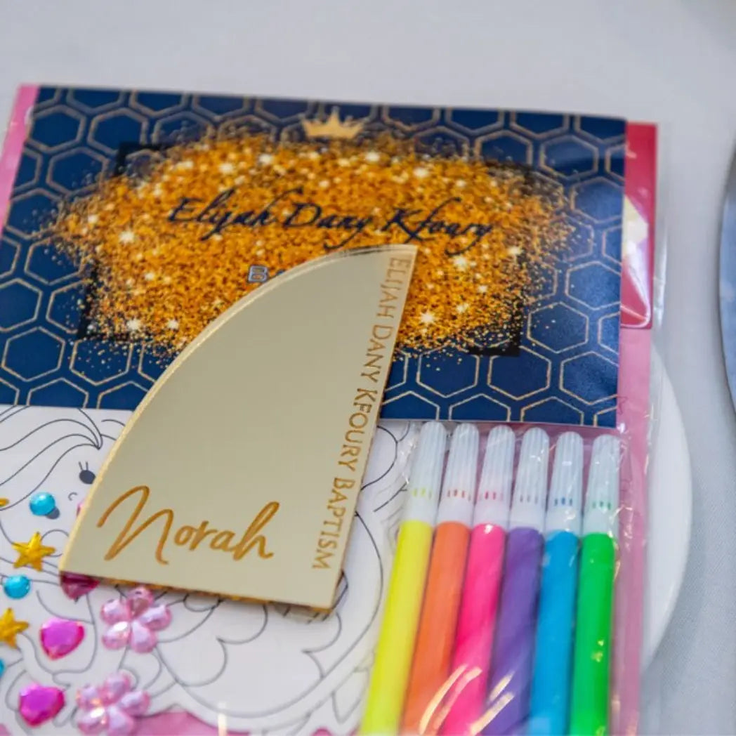 Personalised Acrylic Wedding Name Place Cards – Custom Guest Table Décor Evermore Gifts & Favours