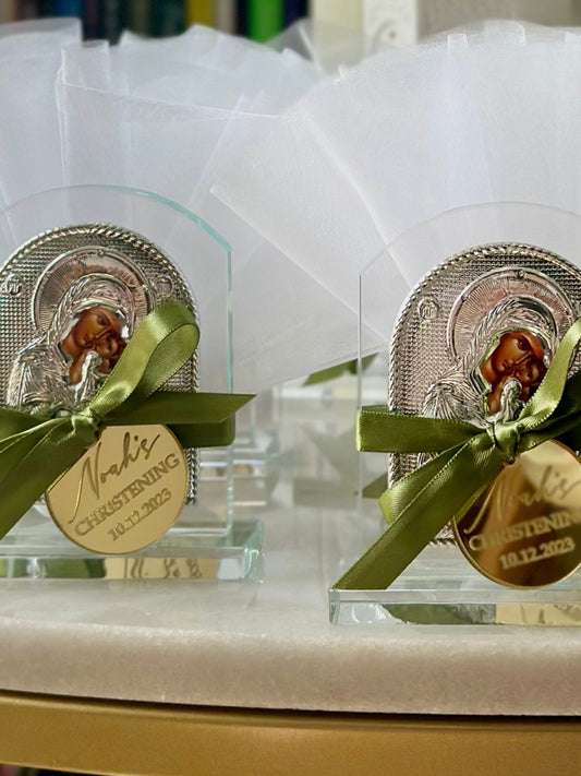 God Bless Tags – Personalised Bonbonniere Tags for Faith Celebrations