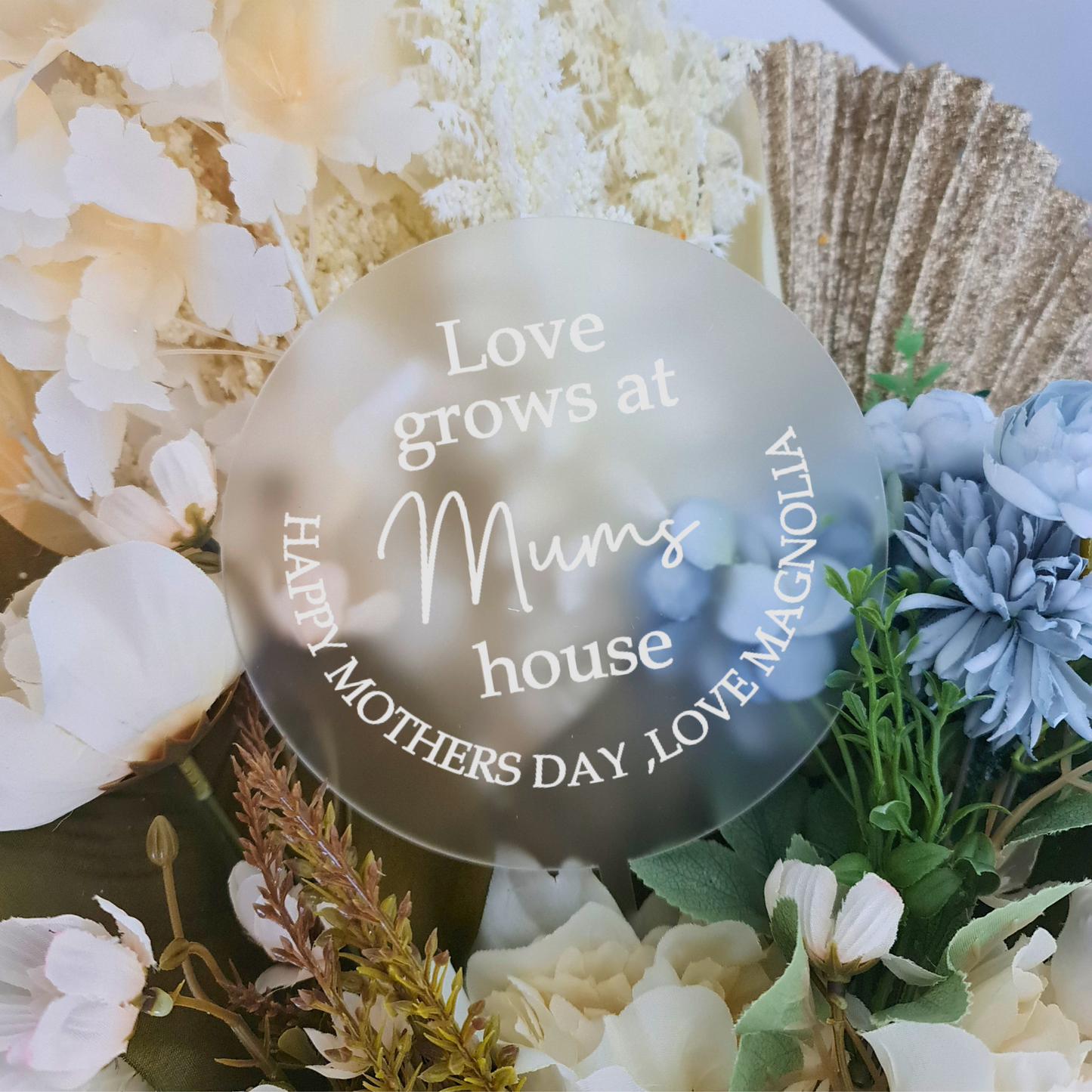 Mother’s Day Acrylic Planter Stick – Personalised Pot Decoration