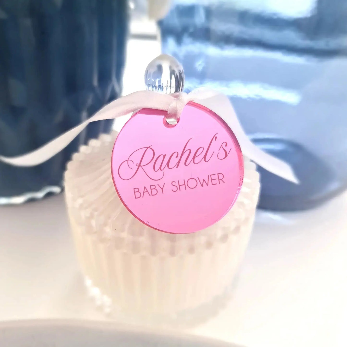 Baby Shower Favour Tags Circle Shape | Personalised Gift Tags Evermore Gifts & Favours