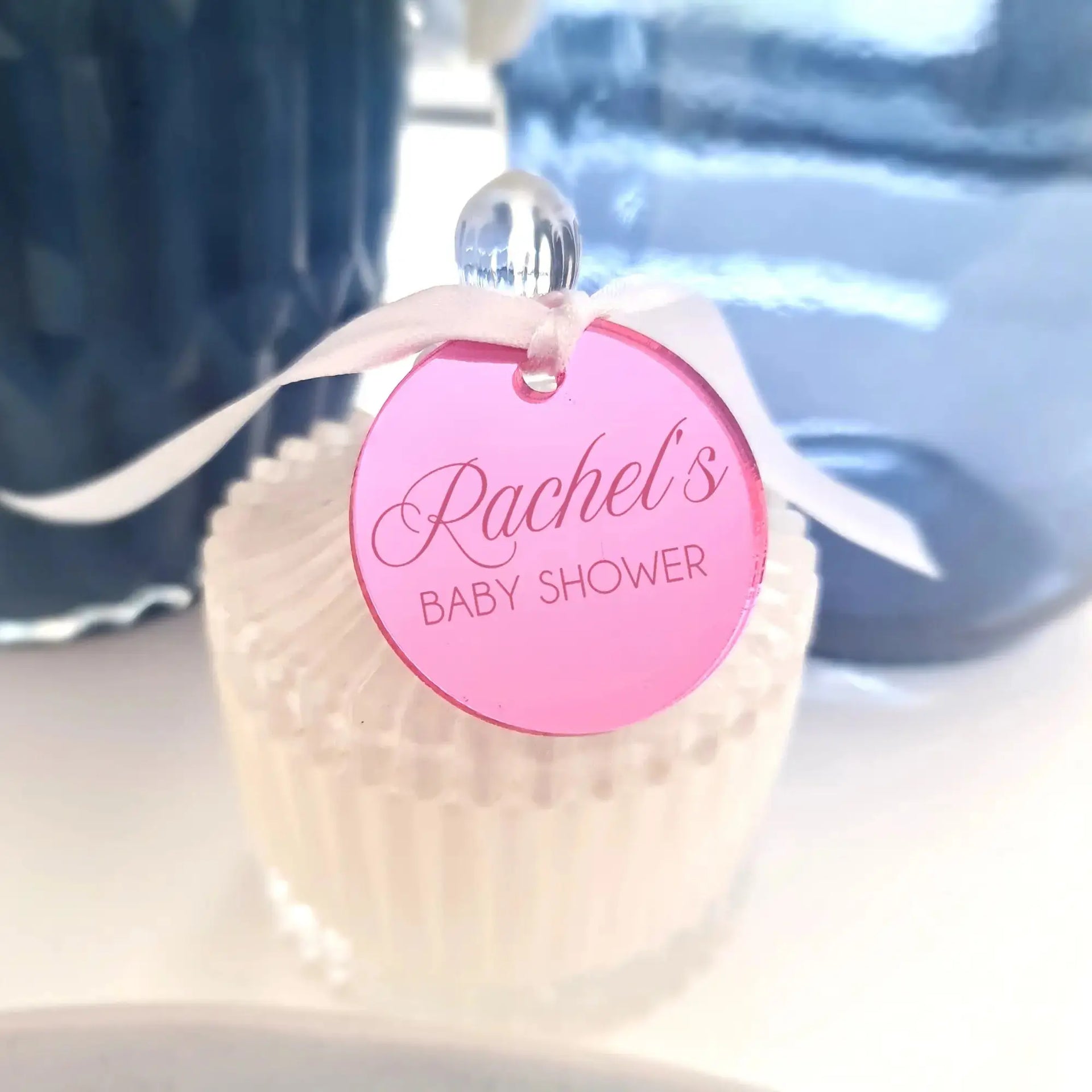 Baby Shower Favour Tags Circle Shape | Personalised Gift Tags Evermore Gifts & Favours