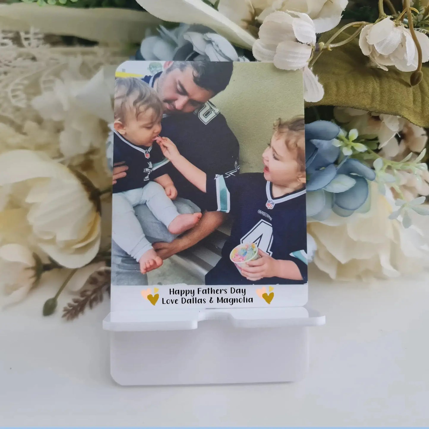 Personalised Laser Cut & UV Printed DIY Phone Holder Evermore Gifts & Favours