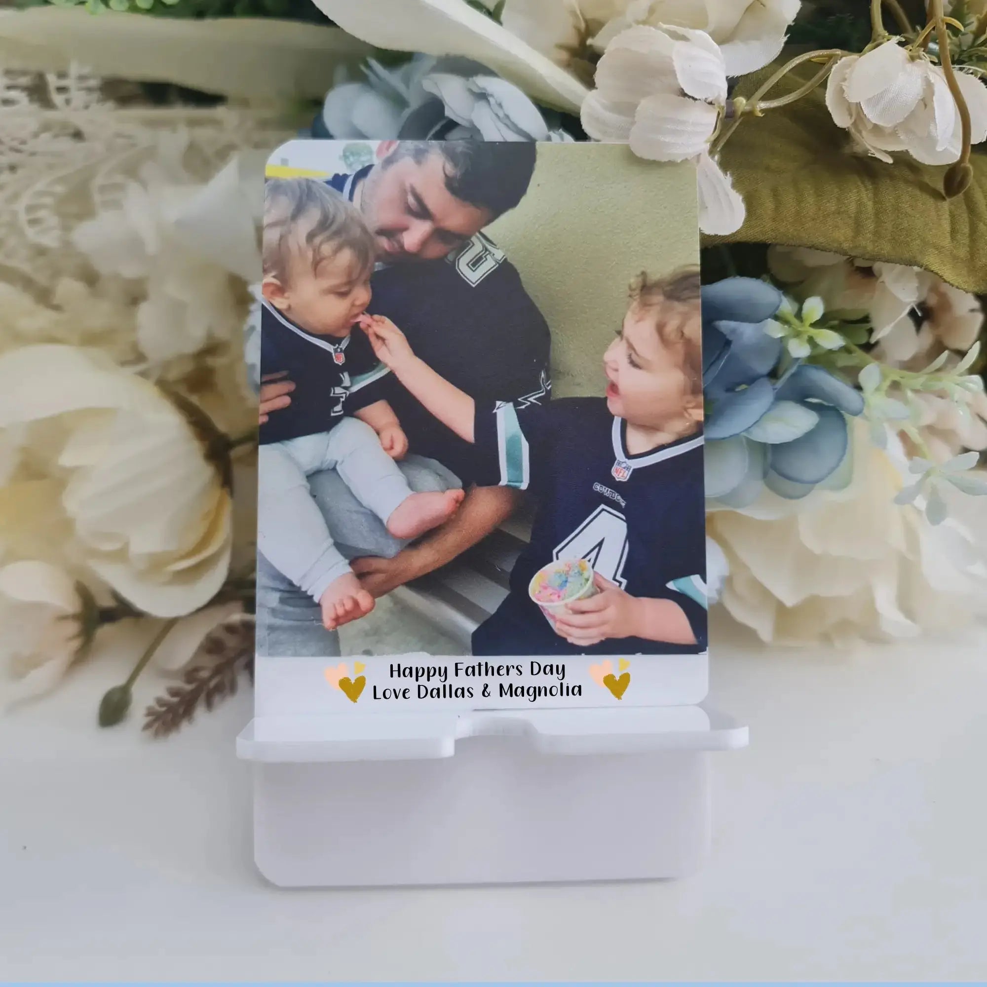 Personalised Laser Cut & UV Printed DIY Phone Holder Evermore Gifts & Favours