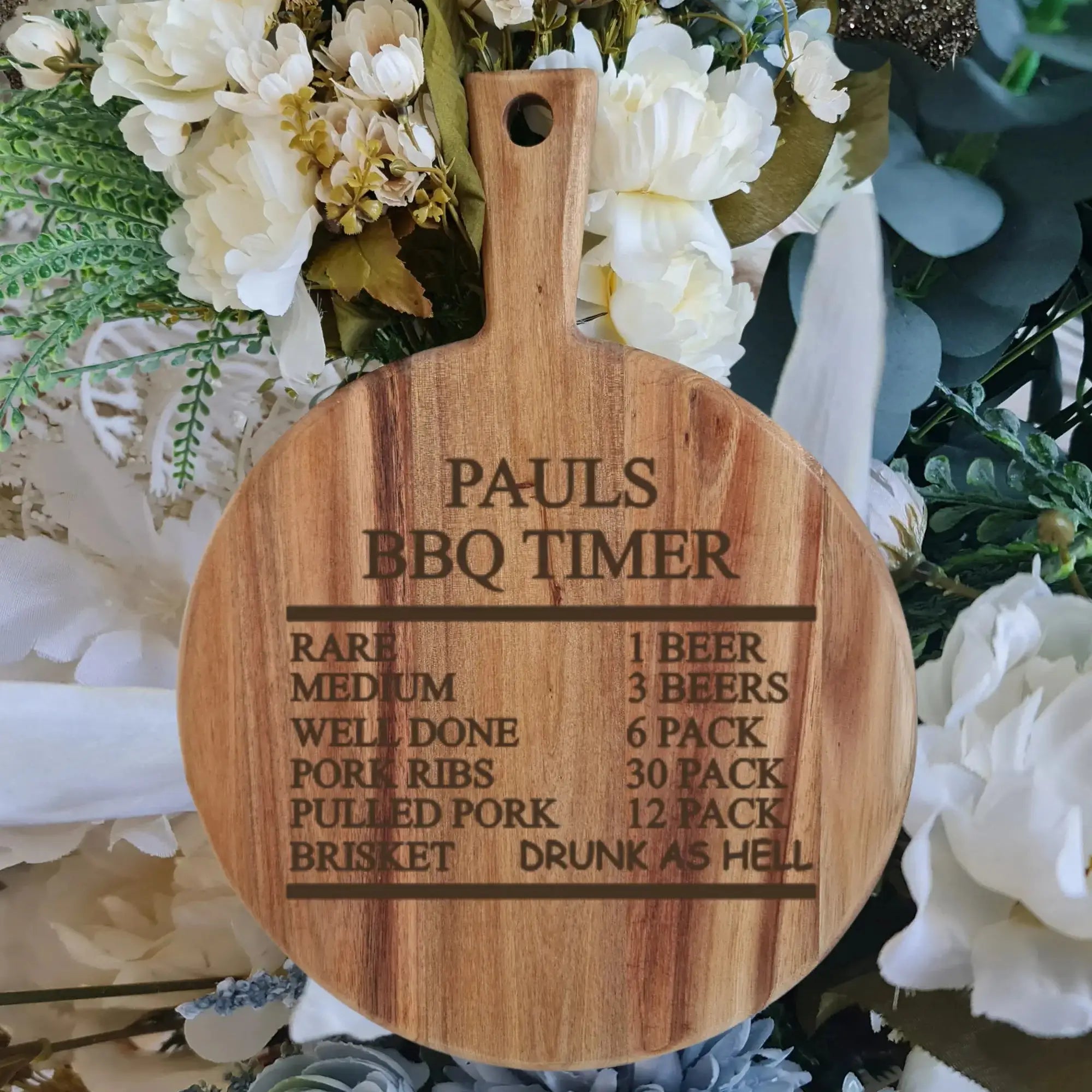Personalised Laser Etched Serving Boards Evermore Gifts & Favours
