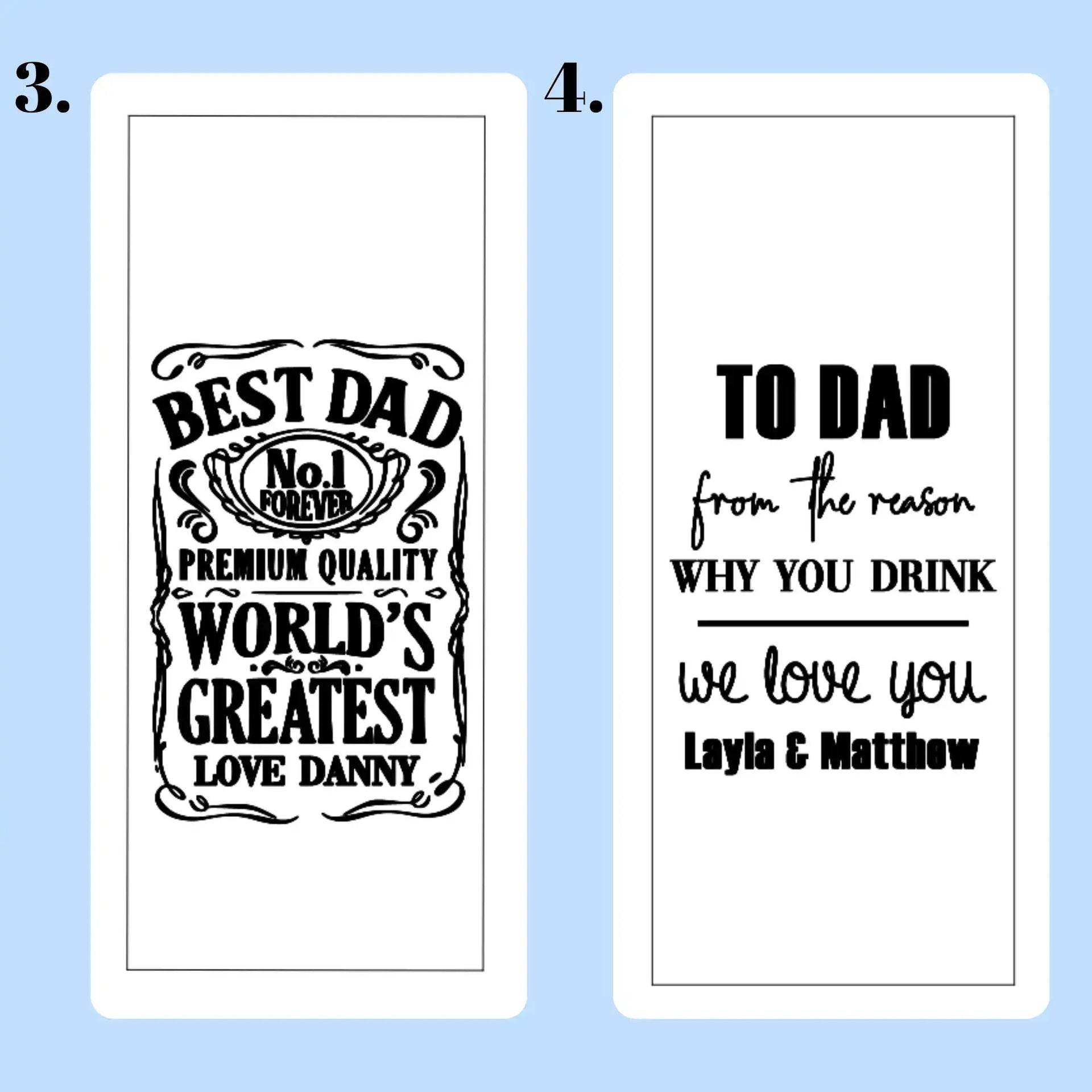 Fathers Day Wine Box | Personalised 750ml Bottle Gift Box Evermore Gifts & Favours