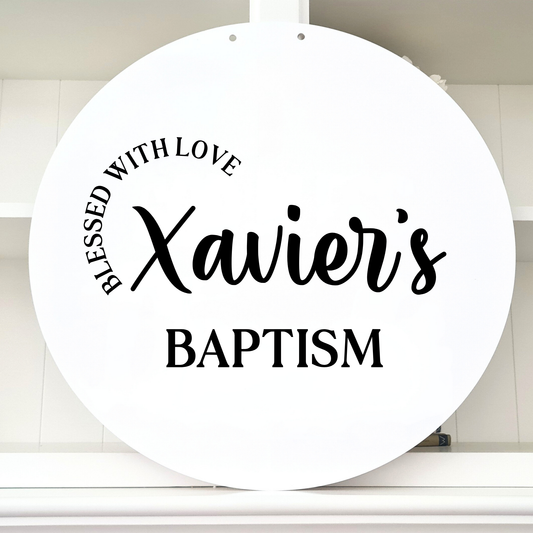 Elegant Laser Etched Acrylic or Wooden Sign