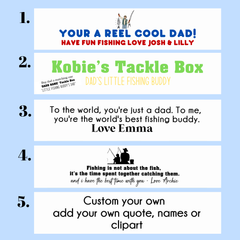 Custom Fishing Tackle Box – Great Gift for Fishermen of All Ages