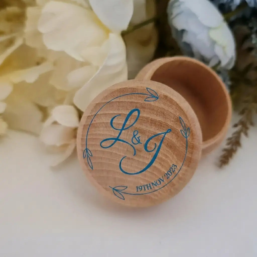 Wedding ring bearer box – Custom Design for Wedding Ceremony Evermore Gifts & Favours